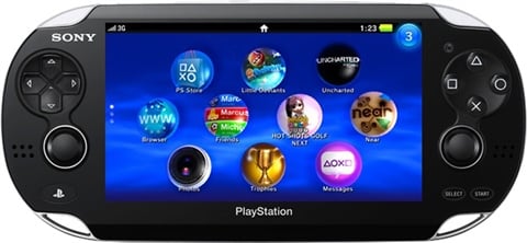 USED PS Playstation vita Wi-Fi model Cosmic Red PCH-1000